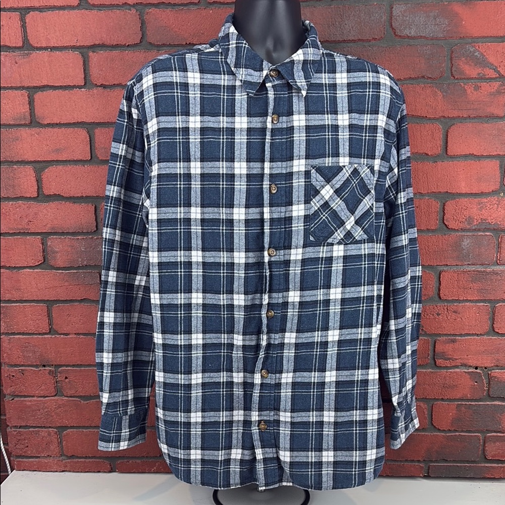Field & Stream Shirt Mens XL Plaid Button Down